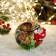 Ball "mountain ash with cones" mix 9.5 cm