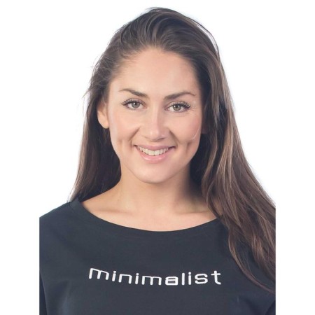 Minimalist trowel dress, size 48, black color-4