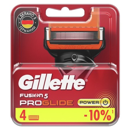 Exchange cassettes Gillette Fusion5 Proglide Power, 5 blades, 4 pcs.-1