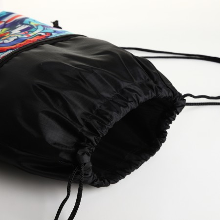 Bag for shoes on the lace, black color-2
