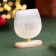 Souvenir "Longevity 2025", horseshoe on a stand, selenite, 6x4.5x2.5 cm