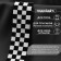 The gum is woven, soft, 40 mm, 4.5 ± 1 m, black/white color