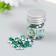 Decor for creativity in the bottle "Rhinestones. Dark green" set 250 pcs d = 0.6 cm 4x3x3 cm