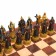 Souvenir chess "Mongolian yoke", h king-8 cm, h Parashka-6 cm, 36 x 36 cm