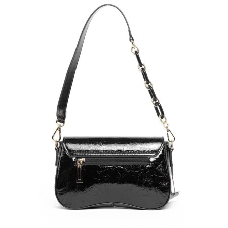 Bag Cross-Body Women's, genuine leather, Polina & Eiterou Black, 23x7x15 cm-1