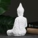 Figure "Buddha Small" 16x9x23cm white