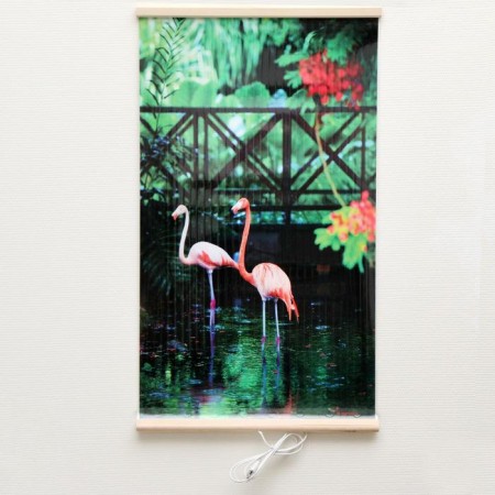 Crimea Heating heater 448/2 pink flamingos, infrared, 400 watts, 15 m²