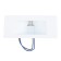 Duwi Nuovo Led, 7 W, 3000 K, IP54, architectural, wide ray, white