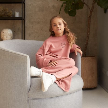 Kidsa (sweatshirt, trousers) minku Terracotta color, height 146-6