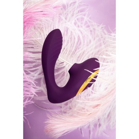 Double stimulation of L’Eroina by Toyfa Mave, silicone, 14 cm, purple color-13