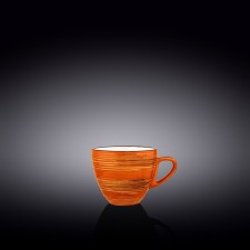 Cup Wilmax England Spiral, 110 ml, Orange color