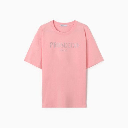 Women's T -shirt KAFTAN: Prosecco col. Pink, rr 48-50-6