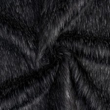 Lock with a knitted -based fur, 50 × 50 cm, gray color