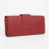 Women's wallet on magnets, red color