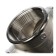 The STOUT SFT -0020-000002, 2 ", internal/internal thread, nickelled brass