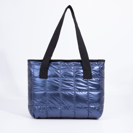 Zipper bag with lightning, blue color