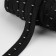 Braid with hooks, 27 mm × 45 ± 1 m, black color