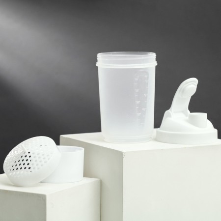 Sports shaker with a bowl for protein, 500 ml-2