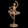 Souvenir "Ballerina with a raised hand", 6x6x11 cm, with crystals