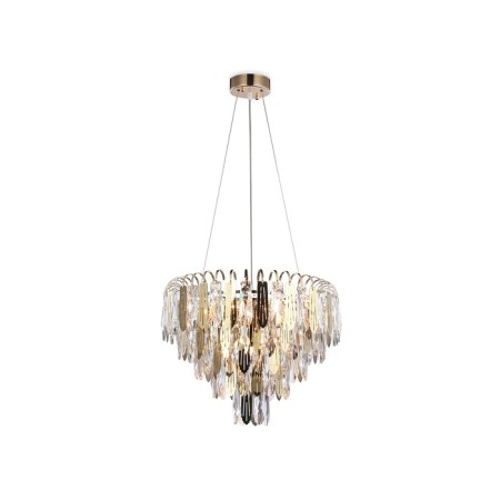Crystal chandelier with Ambrella Light, Traditional, TR5256, E27, Gold Color-4