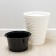 Kashpo for flowers with an insert "Dune", 19.5 l, white color