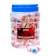 Rubber ball “Open Super capacity”, in a bank, 80 pcs, Mix color