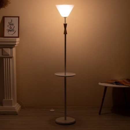 Taleser "Prince" with a table 1x15W E27 Model: BR 01037 White/Black-11