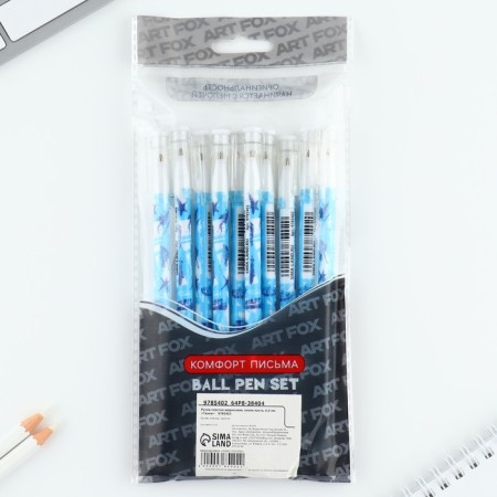 Blood Blue Paste Paste 0.5 mm with cap “Tanks” Plastic-7