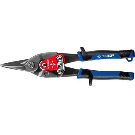 Scissors for metal "bison" 23130-SL, straight cut, 300 mm, two-component handles