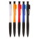 A set of ballpoint pens 12 pieces, 0.5mm, automatic, a body with a rubber holder, office, blue ink, mix