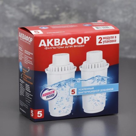 A set of interchangeable cartridges "Aquaphor. B-5 ", 2 pcs, with a bactericidal addition-1