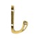 Hook furniture tundra TKD006, two -rod, gold