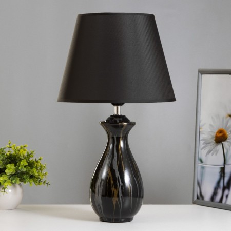 Lillian table lamp E27 40W Black 25x25x42cm Risalux