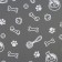 Silicone rug for a bowl "Pattern", 30x40 cm, gray