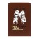 Book stands "sneakers", 2 pieces, brown