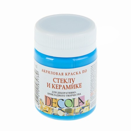 Glass and ceramics ZHK Decola, 50 ml, sky blue, 4028512