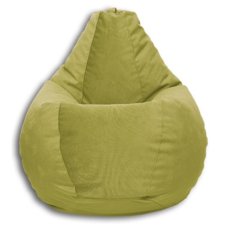 Mear-bag “Pear” Positive Liberty, size L, diameter 80 cm, height 100 cm, velor, olive color