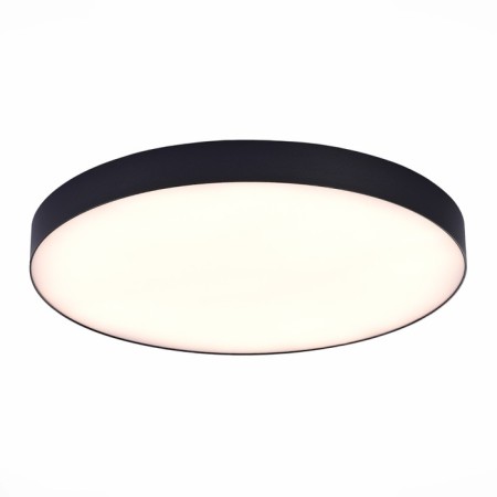 Ceiling lamp ST LUCE. ST606.432.96. 1x96 W, LED, 3000K, 8640 LM, 60x60x5.5 cm, black color