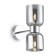 Wall lamp 60W, 2HE27, 29x15 cm, chrome