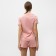 Homemade female set (T -shirt, shorts), pink color, size 50