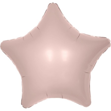 Foil ball 19 "Dust Rose", star