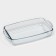 A set of rectangular Borcam baking dishes, 3 items: 1.3 l, 1.95 l, 2.75 liters