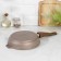 Granite Brown pan, D = 20 cm, anti -stick coating, removable handle, color mix