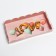 Cookie box, confectionery packaging with PVC lid, “air love”, 10.5 x 21 x 3 cm