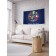 Decorative panel with photo printing "New Year's ball", horizontal, size 150x200 cm