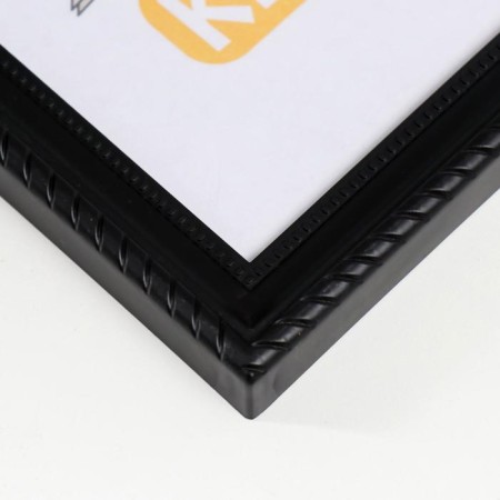 Photo frame plastic L-1 21x30 cm black (plastic screen)-1