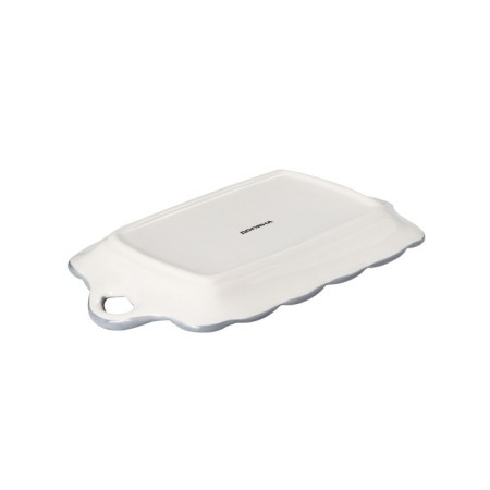 Serving share "Hugge", 23.5 × 14 × 3 cm, white color-3