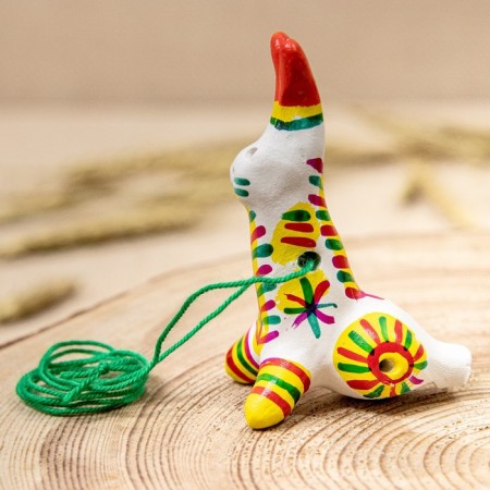 Filimonovskaya toy - whistle "Hare"-9