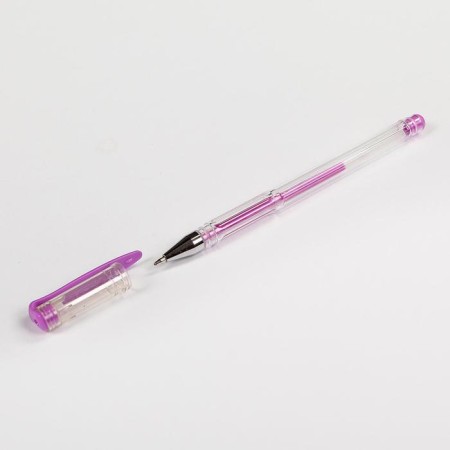 A set of gel pens, 12 colors, in a plastic box-1