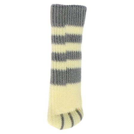 Cappio furniture socks, white-gray color-2